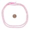 The Bead Chest Matte Round Rose Quartz Beads (4mm): Organic Gemstone Round Spherical Energy Stone Healing Power Crystal for Jewelry Bracelet Mala Necklace Making